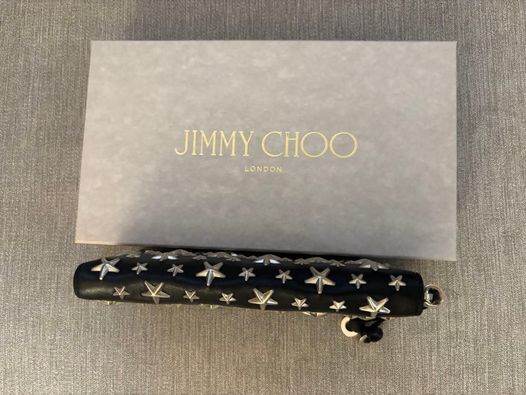 ⭐️美品 Jimmy choo FILIPA 長財布 黒 ブラック ⭐️美品 Jimmy choo FILIPA 長財布 黒 ブラック