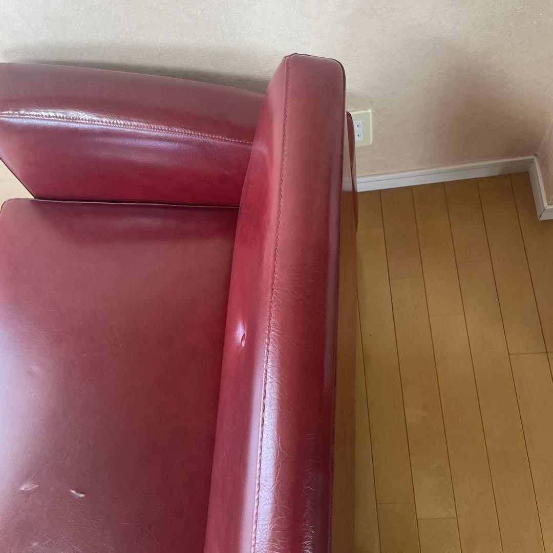 ◇ソファ（2人掛け）　合皮素材