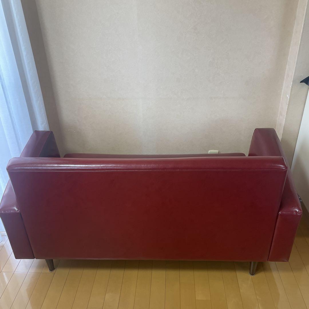 ◇ソファ（2人掛け）　合皮素材