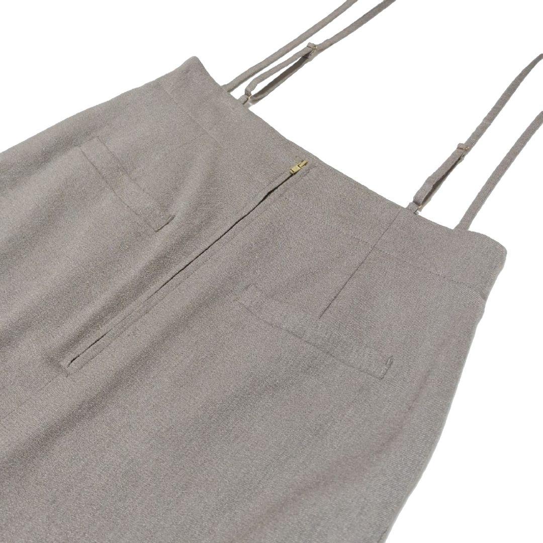美品　スローブイエナ　ウーリッシュツイルキャミサロペットスカート　上品　M