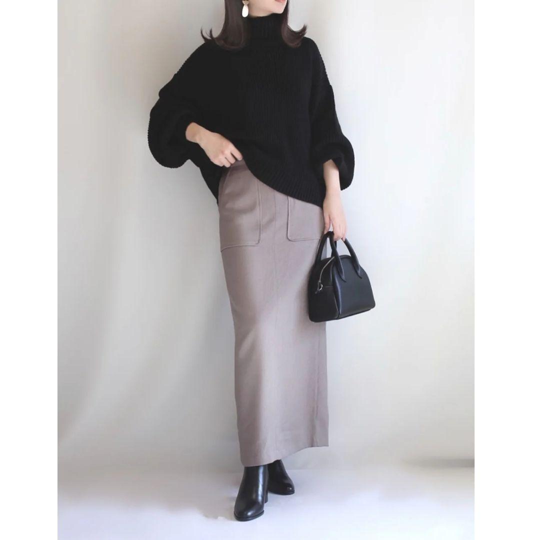 美品　スローブイエナ　ウーリッシュツイルキャミサロペットスカート　上品　M