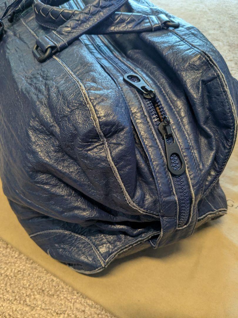 BOTTEGA VENETA ネイビー ダッフルバッグ
