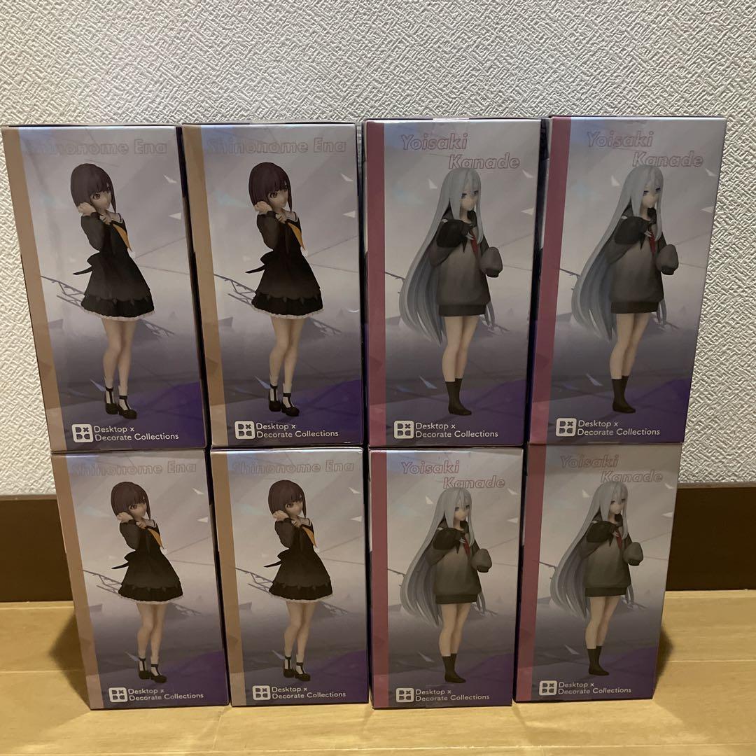 プロジェクトセカイ 東雲絵名×4 宵崎奏×4 フィギュア8体セット