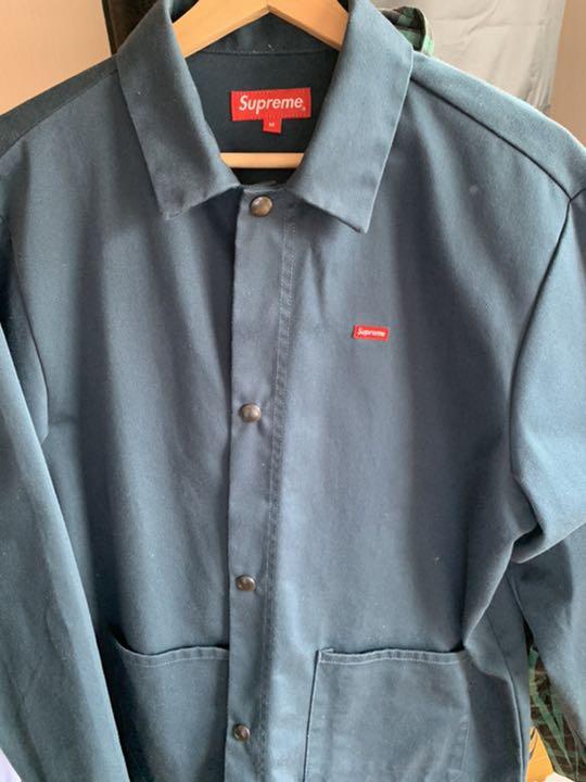 ロードスタ様専用supreme shop jacket ネイビー シュプリーム