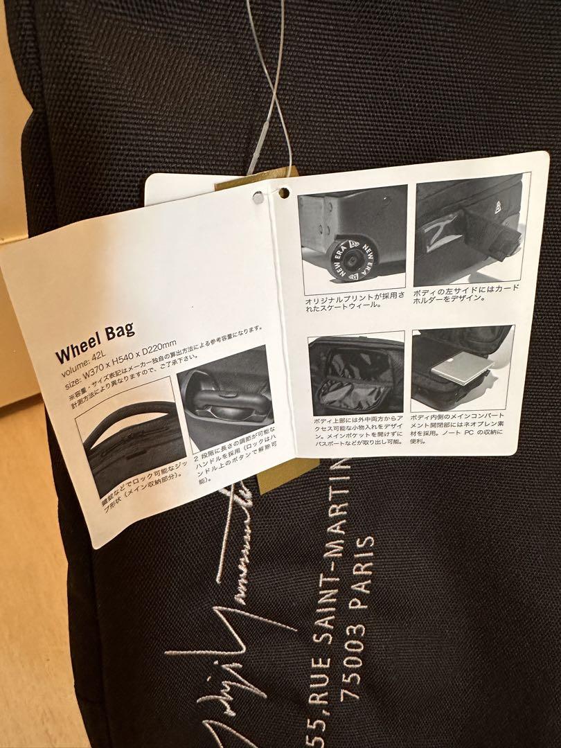 新品　Yohji Yamamoto New Era ウィールバッグ　ニューエラ