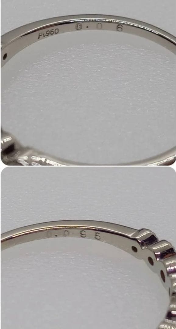 pt950 天然ピンクダイヤモンドリング 10号 中央宝石研究所ソーティング pt950 天然ピンクダイヤモンドリング 10号 中央宝石研究所ソーティング