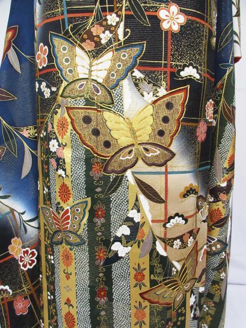 専用✺美品 正絹 金駒刺繡 トールサイズ 振袖 着物 A1783 専用✺美品 正絹 金駒刺繡 トールサイズ 振袖 着物 A1783