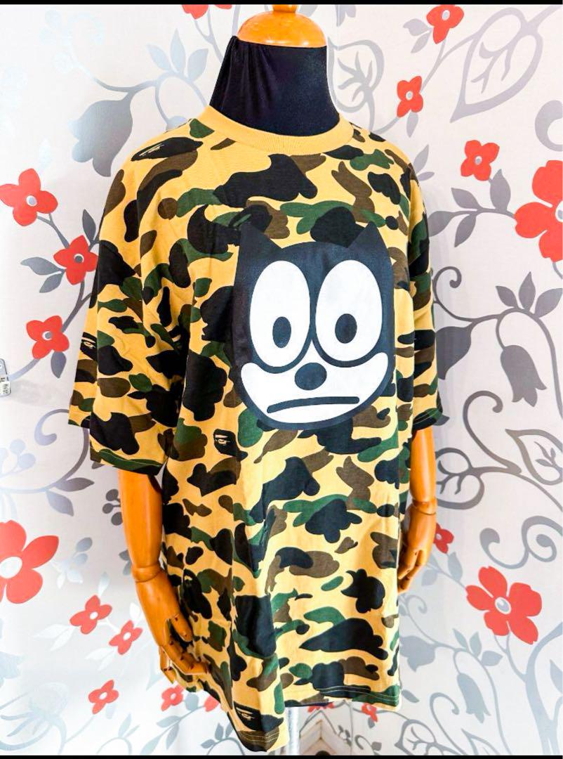 【新品】BAPE フィリックスザキャット エイプ Tシャツ 限定 TEE コラボ 新品】BAPE フィリックスザキャット エイプ Tシャツ 限定 TEE