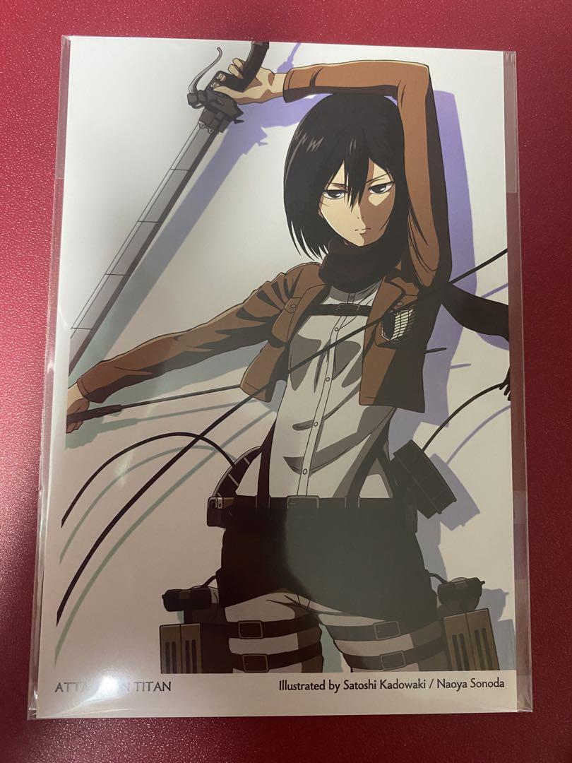 進撃の巨人 ミカサ ポストカード WIT STUDIO