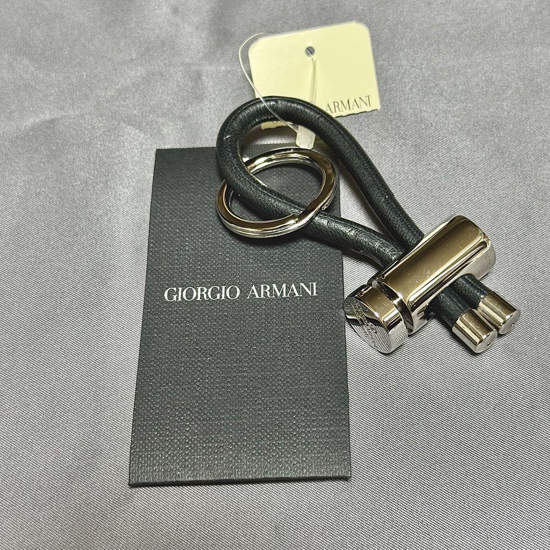 【未使用】 GIORGIO ARMANI キーリング 箱付き