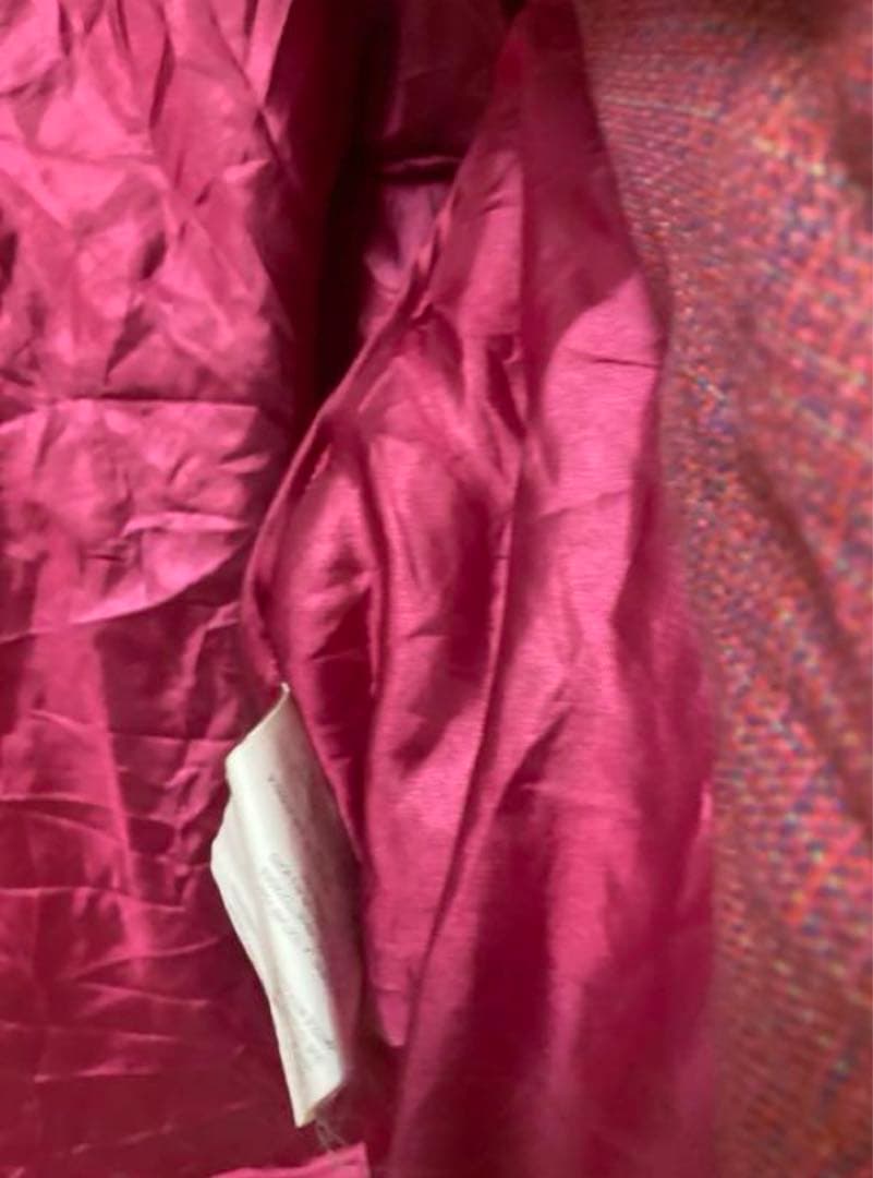 ジュンヤワタナベコムデギャルソンツイード中綿ポンチョブルゾン ジュンヤワタナベコムデギャルソンツイード中綿ポンチョブルゾン