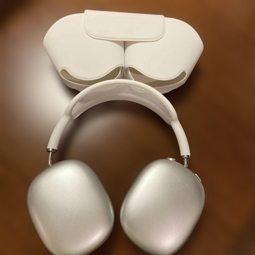 AirPods MAX シルバー ワイヤレスイヤホン 本体 ケース付き