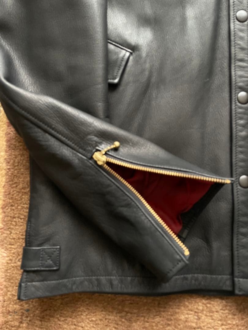 blackmeans レザーシャツジャケット size4 定価11万円 blackmeans レザーシャツジャケット size4 定価11万円