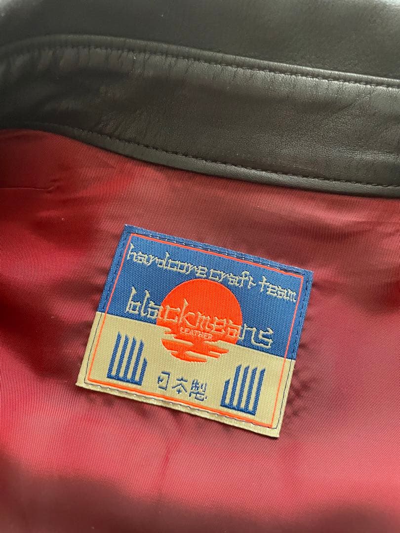 blackmeans レザーシャツジャケット size4 定価11万円 blackmeans レザーシャツジャケット size4 定価11万円