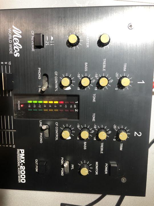 Melos メロス PMX-2000 DJミキサー