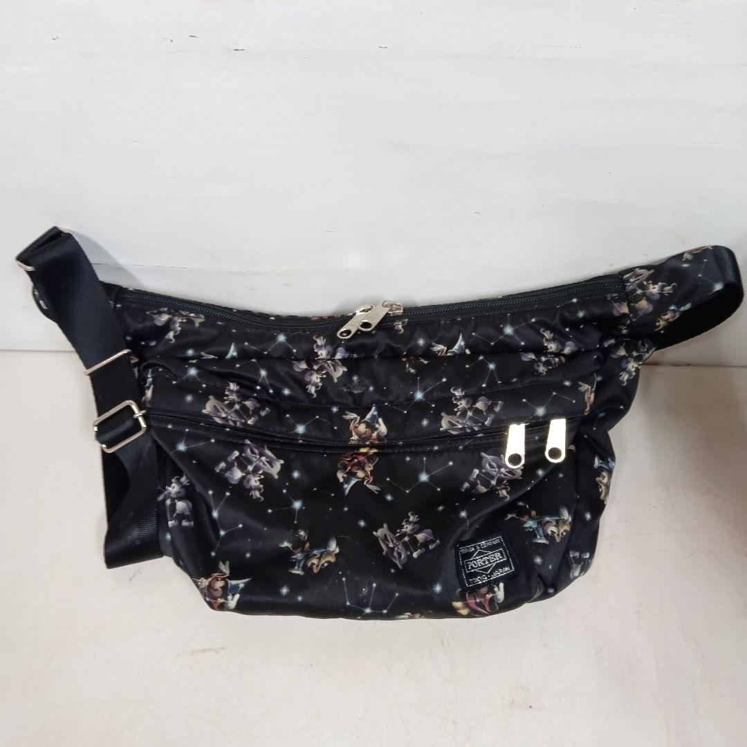 PORTER ミッキー ショルダーバッグ ポーチ 2点セット 90周年