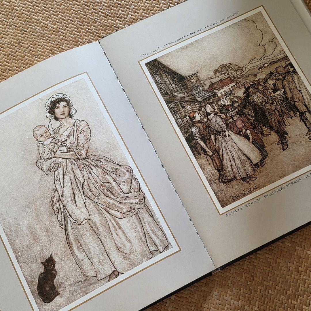 アーサー ラッカム リップ ヴァン ウィンクル 挿絵51枚 1908年 古書 一流の品質 アーサー 古書 1908年 挿絵51枚 ウィンクル ヴァン