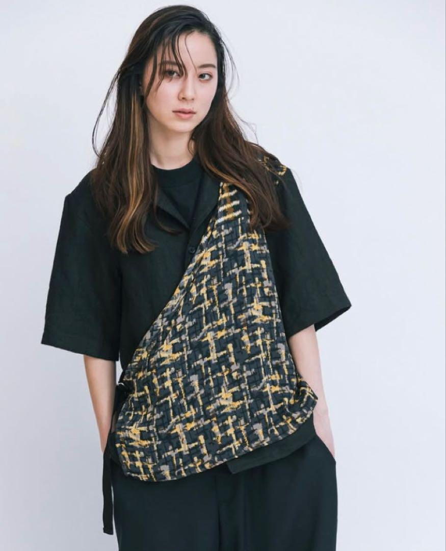 Noir Fr(ノアファー)Kesa open collar shirt - メルカリ