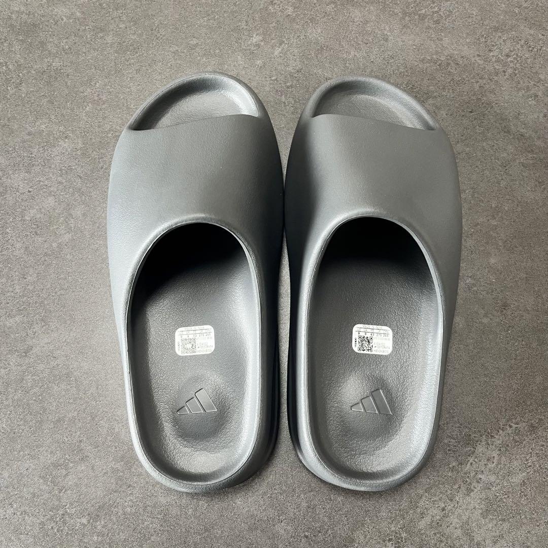 YEEZY SLIDE YZY グレー スライドサンダル 箱付き 27 5cm adidas YEEZY YZY SLIDE SLATE MARINE アディダス