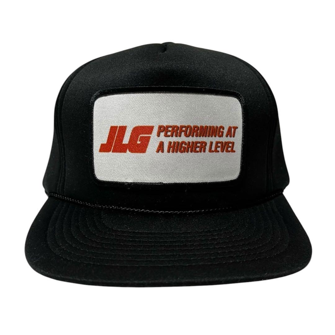 デッドストック トラッカーキャップ JLG クレーン キャップ 黒 キャップ