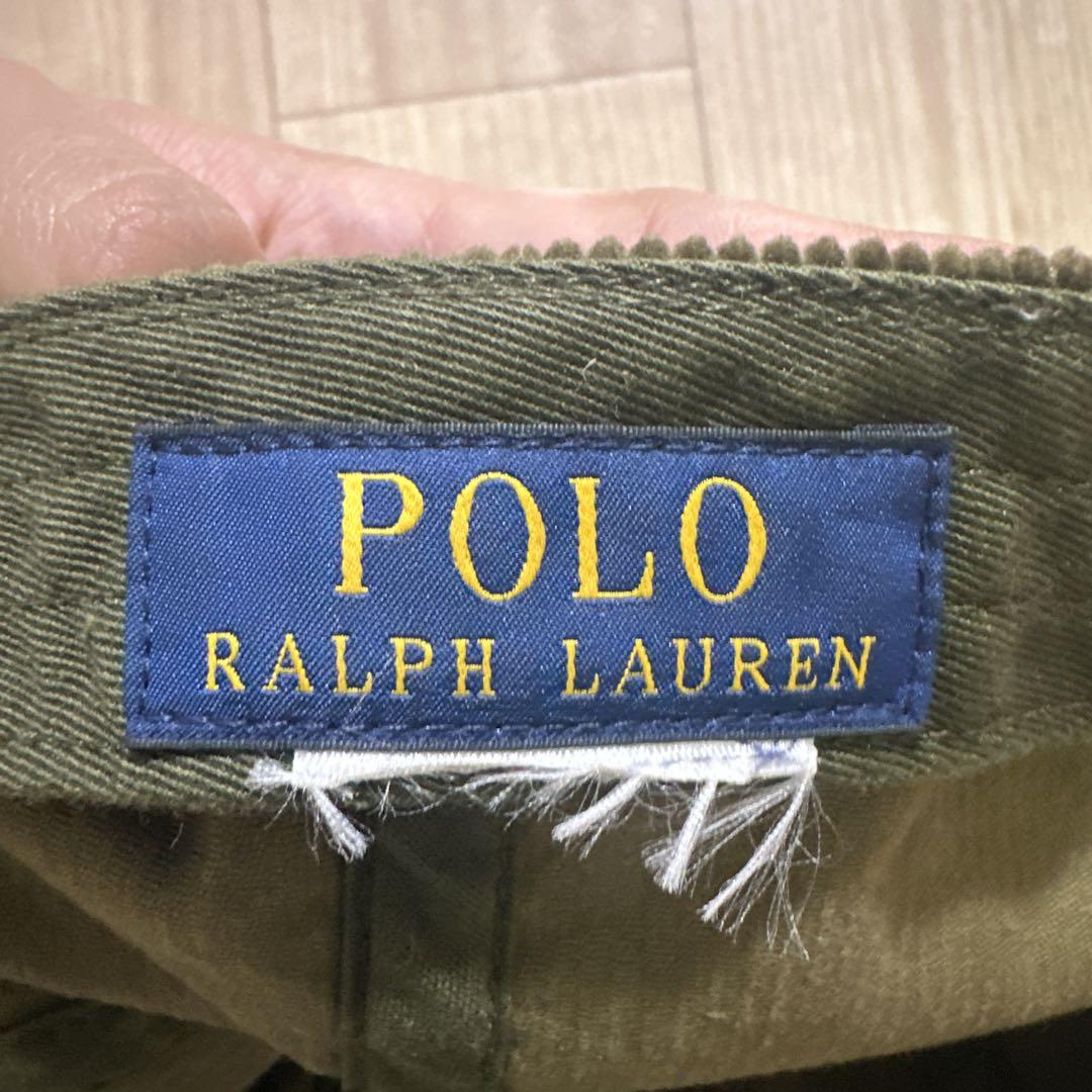 Polo Country 00sコーデュロイキャップ オリーブグリーン