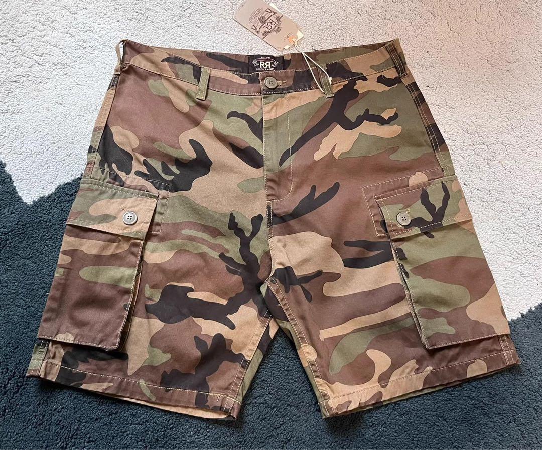 美品 RRL DOUBLE RL 迷彩ハーフパンツ W34 ショートパンツ 美品 RRL DOUBLE RL 迷彩ハーフパンツ W34 ショートパンツ