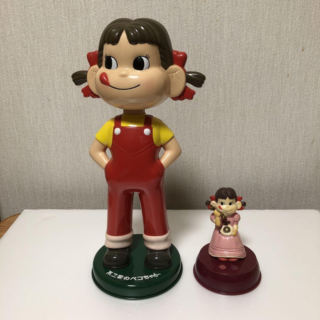 ぺこちゃん首振り人形　レトロ　非売品 不二家ペコちゃん首振り人形 非売品 昭和レトロ