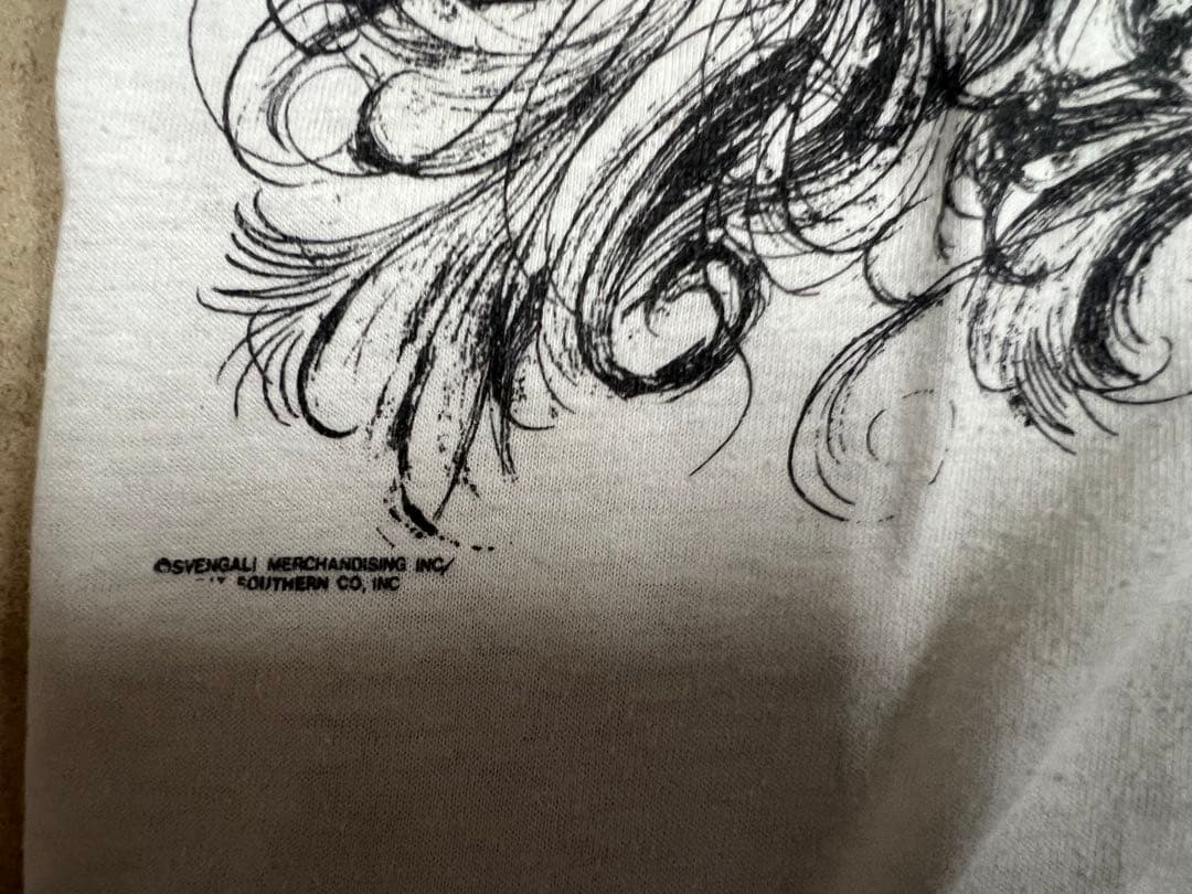 エアロスミス Tシャツ ドロー　ザ　ライン　aero smithビンテージ