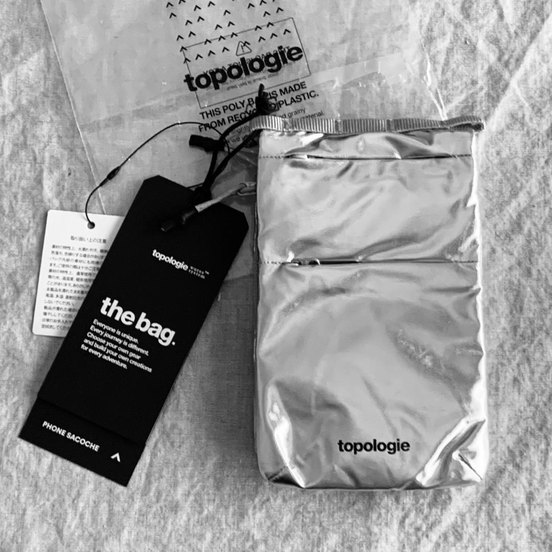 新品 topologie Phone Sacoche Chrome シルバー