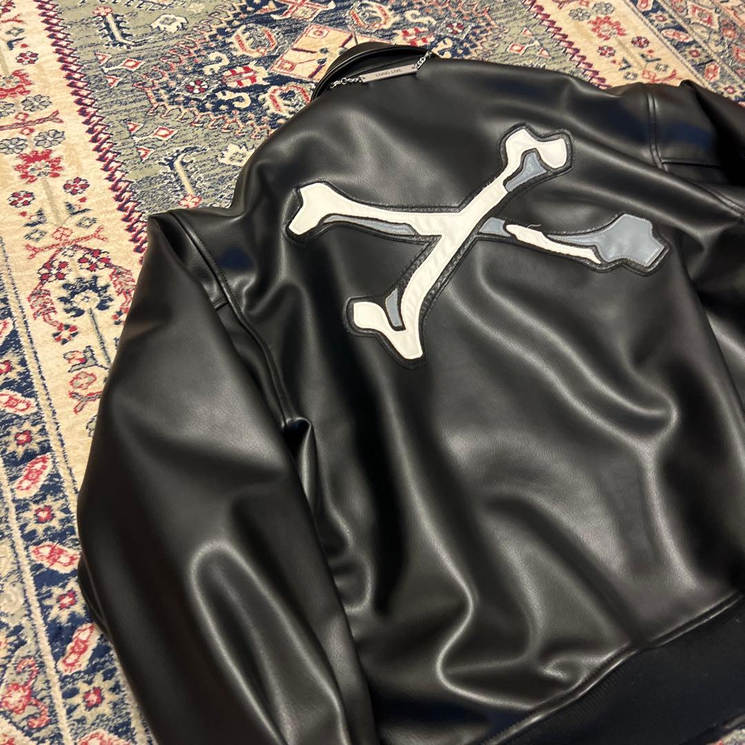 wtaps クロスボーン レザーフライト ジャケット