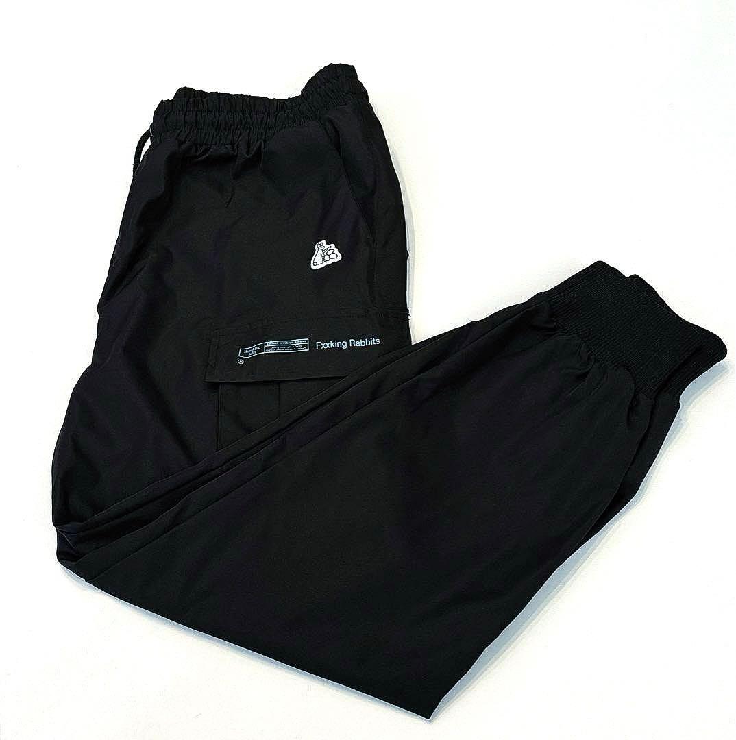 FR2ブラック ジョガーパンツ SS・FR2