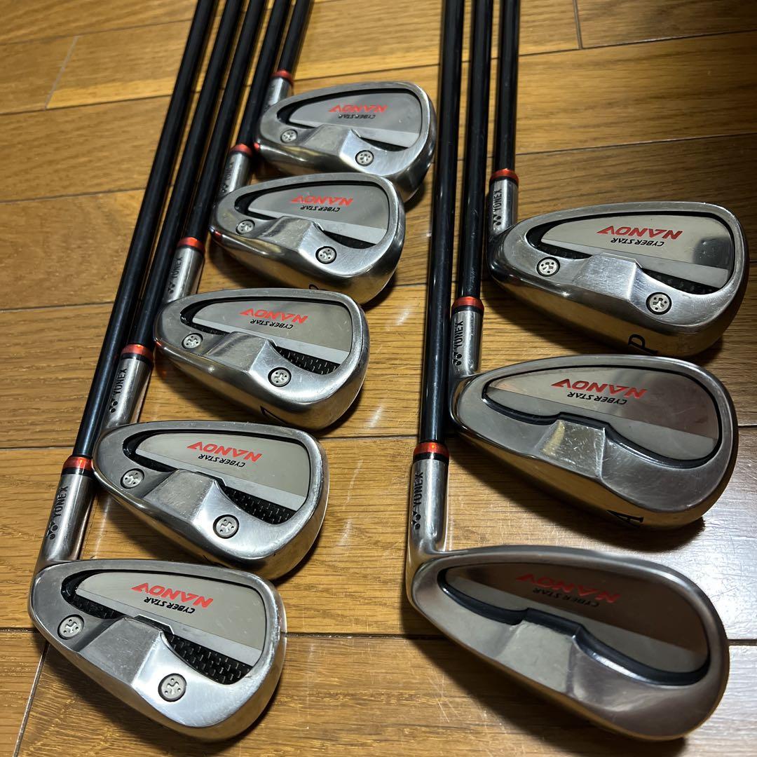 YONEXアイアン、ドライバー、フェアウェイウッド計12本セット