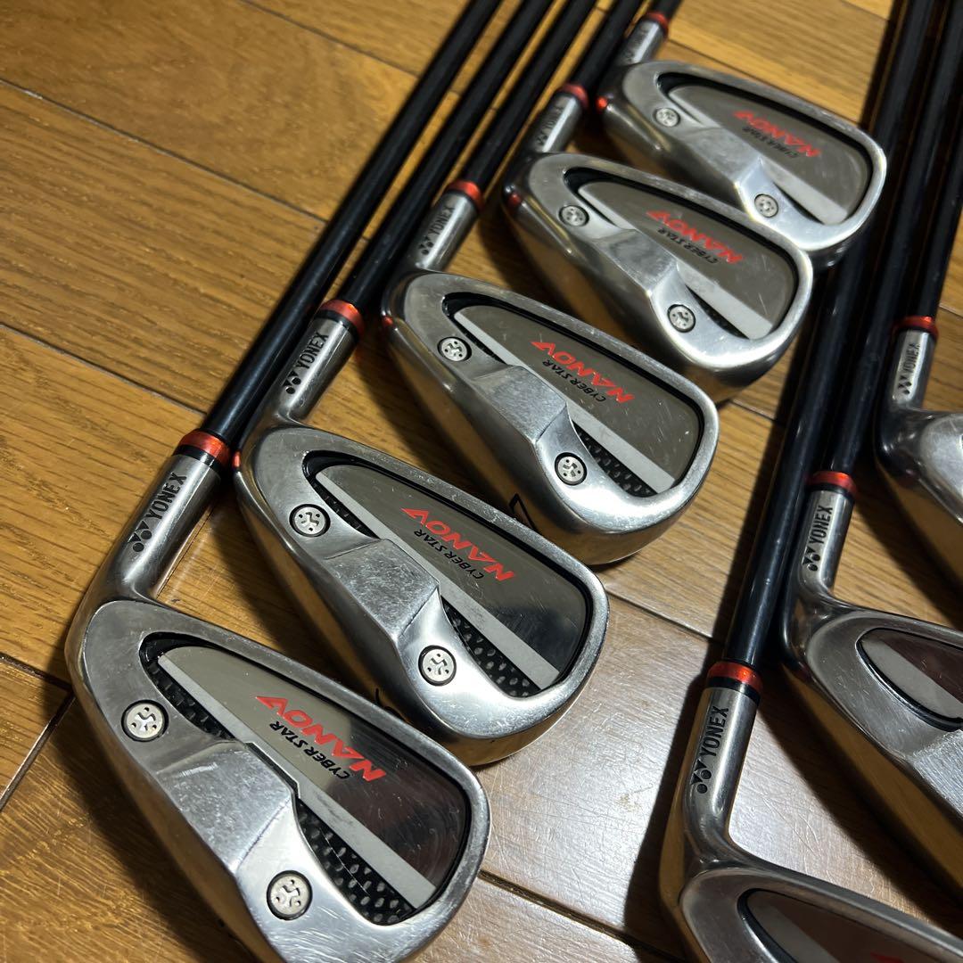 YONEXアイアン、ドライバー、フェアウェイウッド計12本セット