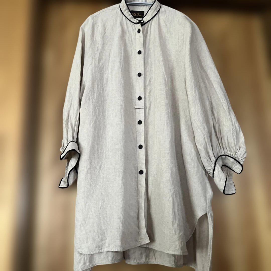 【超美品】pale jute ぺールジュート リネンシャツ