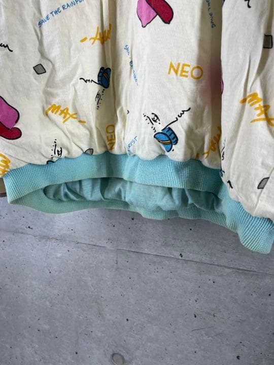 ビンテージ Neo Max ピーターマックス 中綿スエットレーナー リバーシブル