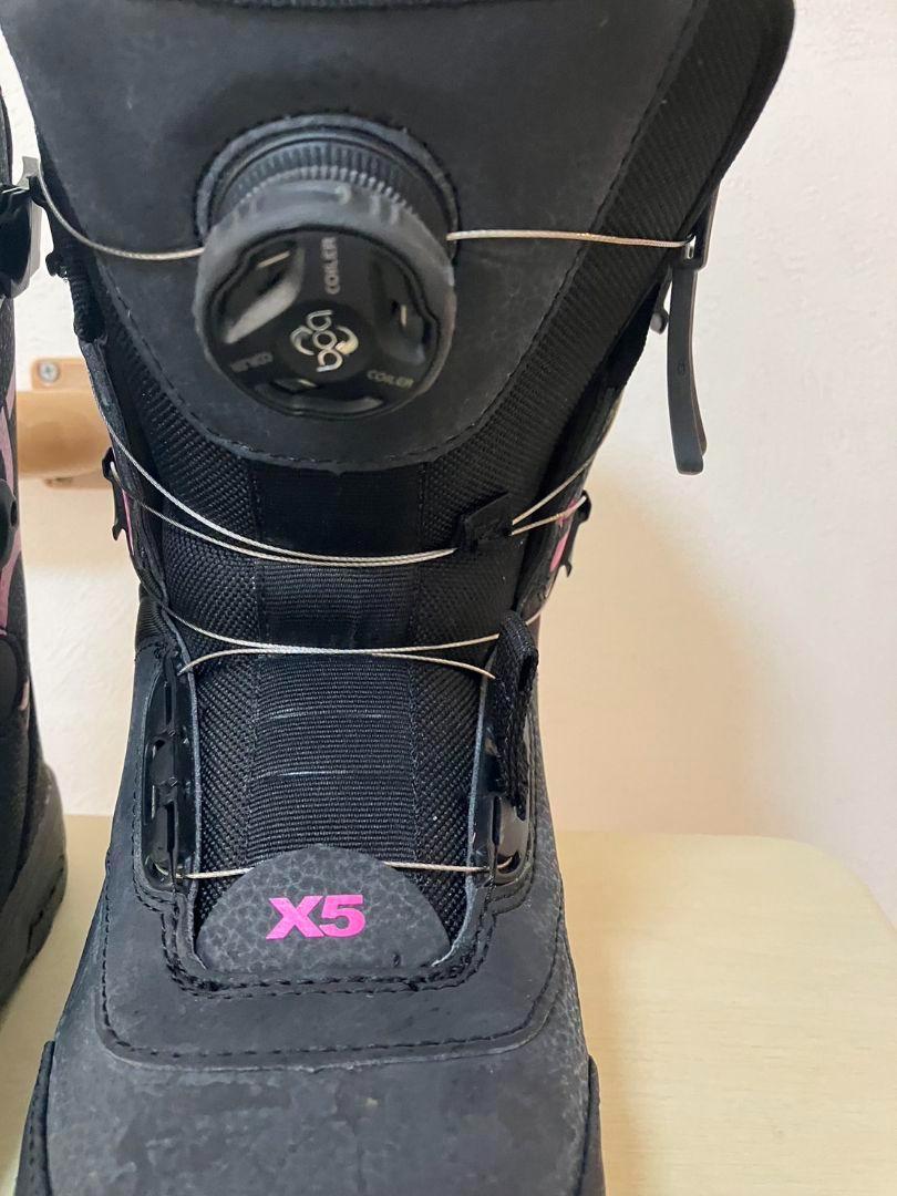 美品！ｘ５ブーツ　CROSS　FIVE　23cm