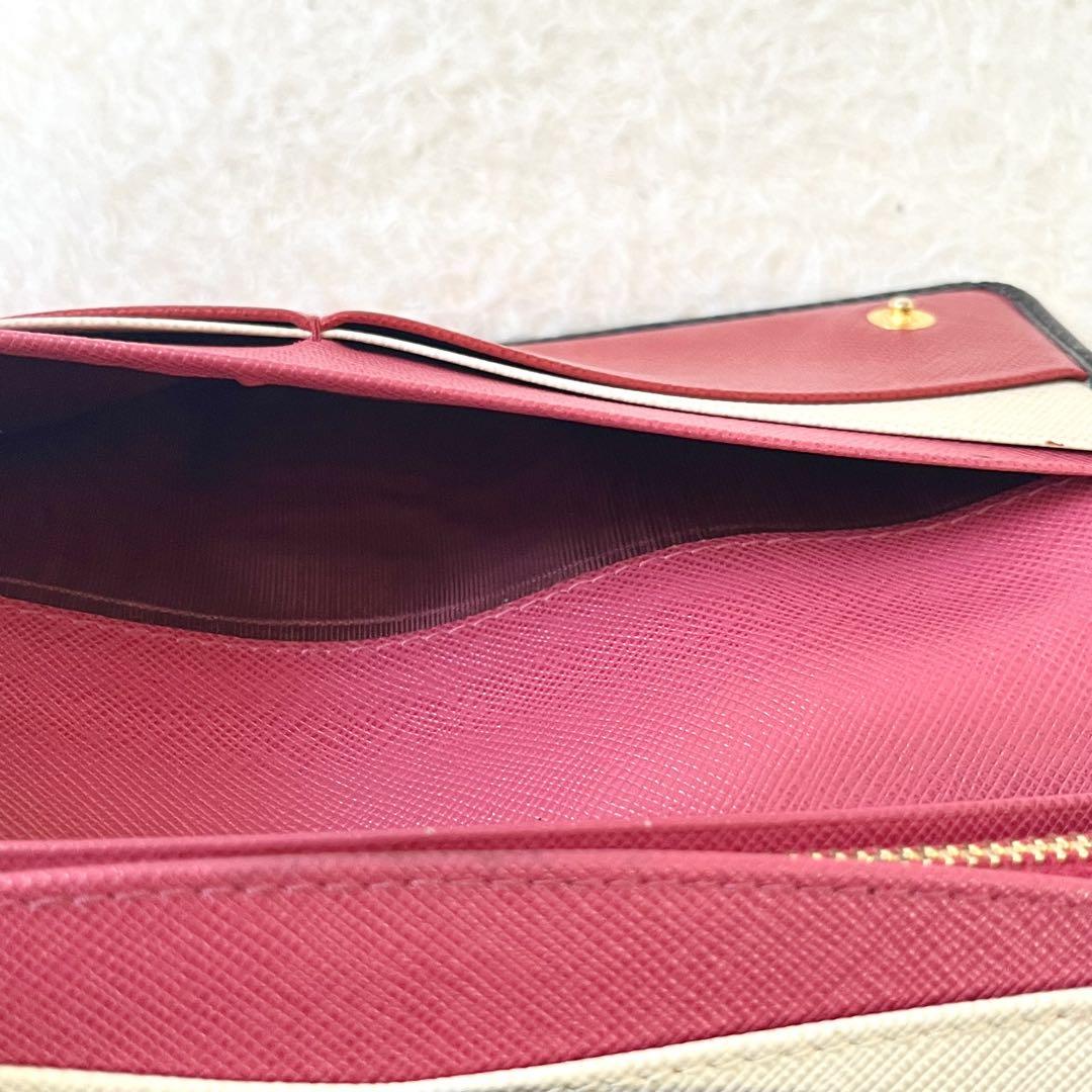 PRAD プラダ 長財布 サフィアーノレザー ウォレット 男女兼用