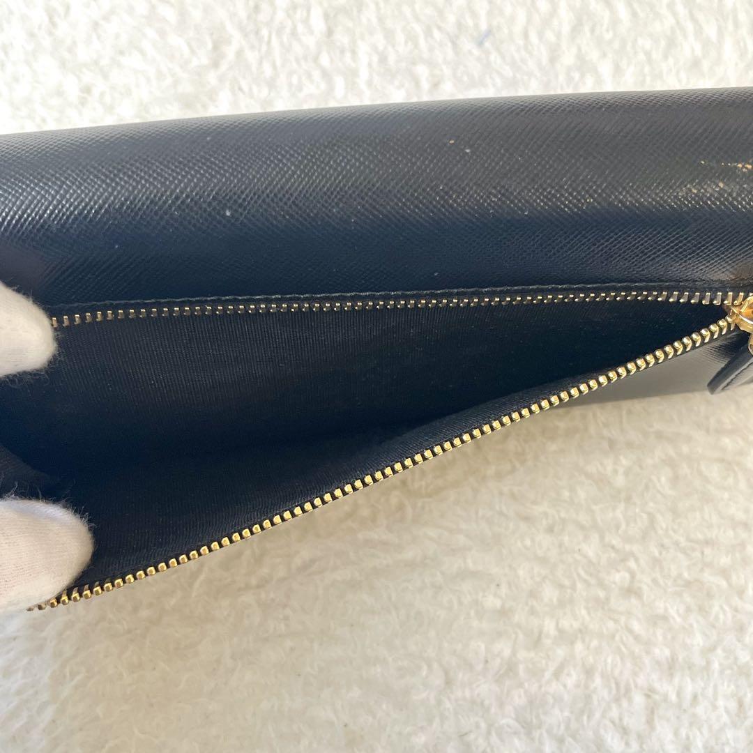 PRAD プラダ 長財布 サフィアーノレザー ウォレット 男女兼用