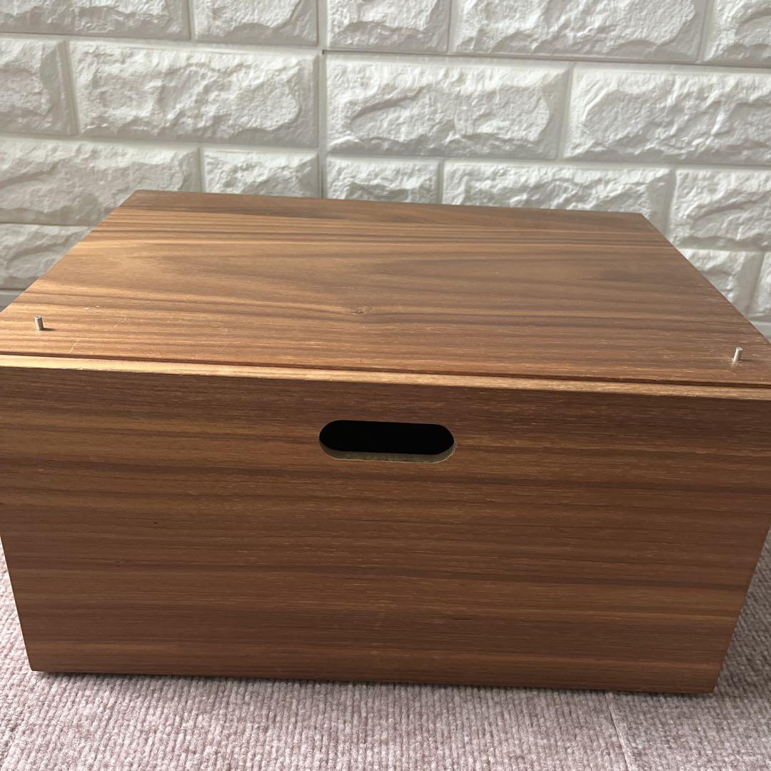 無印良品スタッキングチェスト　ウォールナット材