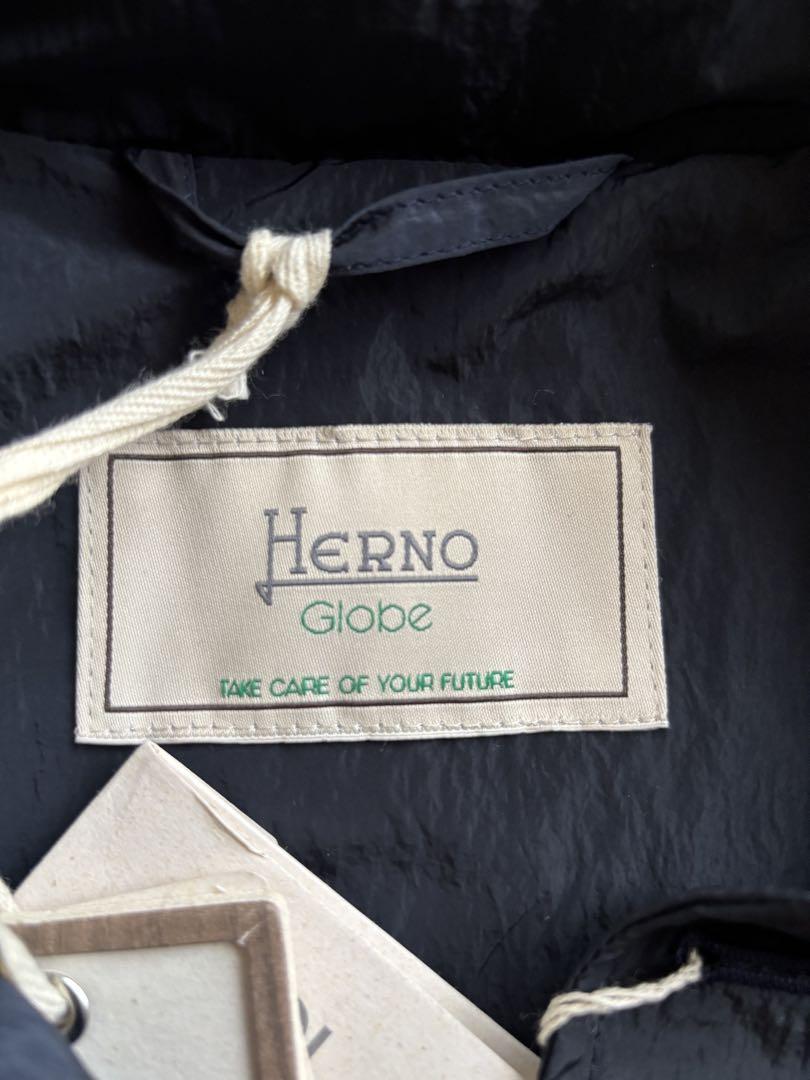 未使用　ヘルノ HERNO ライトコート 50 ネイビー