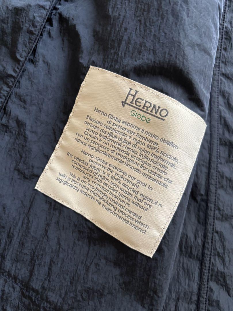 未使用　ヘルノ HERNO ライトコート 50 ネイビー