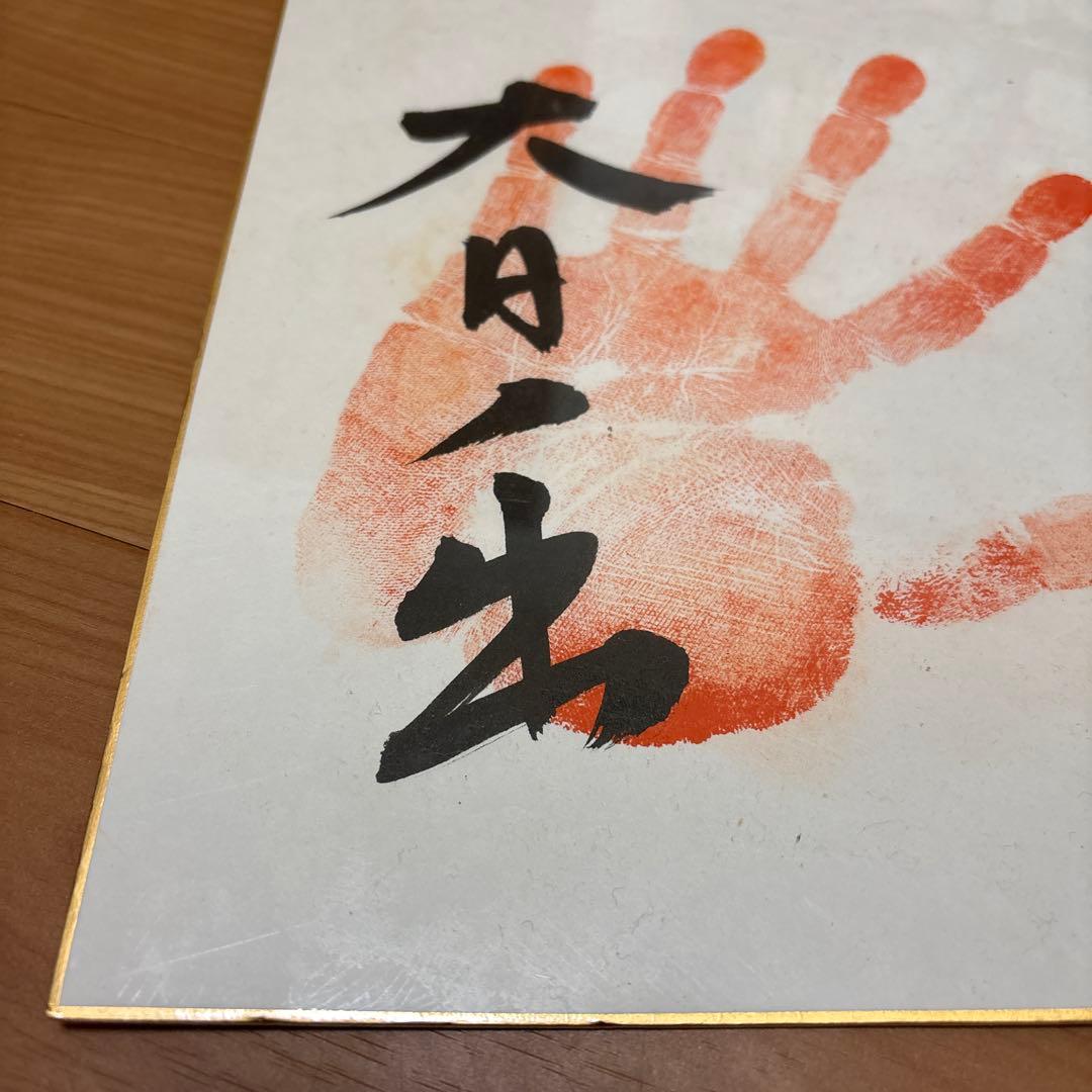  大相撲 大日ノ出 手形 サイン 手形 足形 行事 記念品