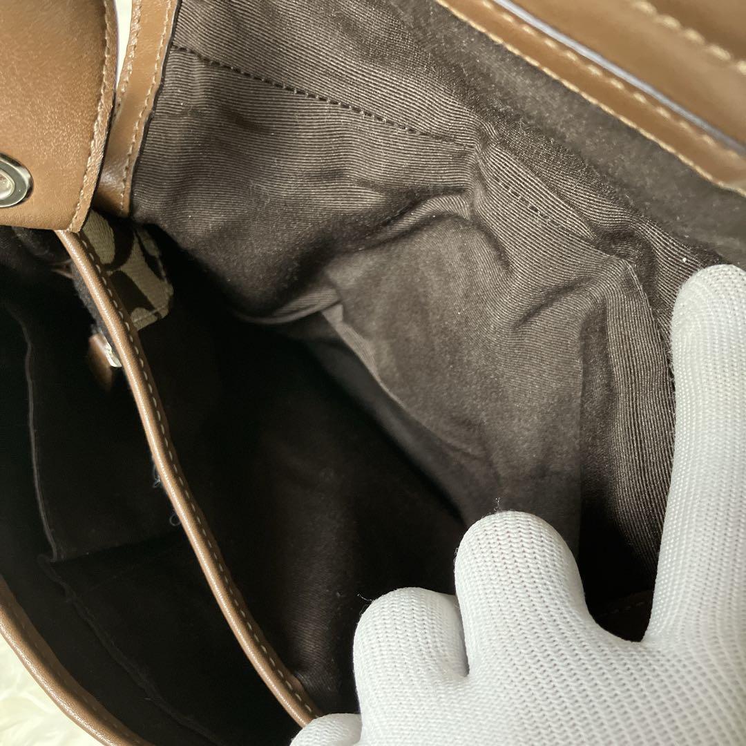 極美品✨️ COACH ハンドバッグ ソーホー ワンショルダー シグネチャー 総柄