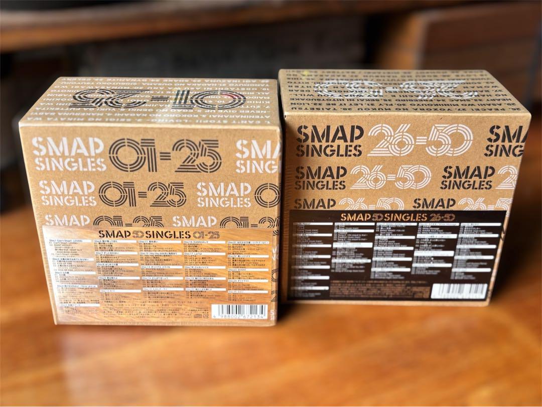SMAP SINGLES 01-50 セット 未開封 SMAP SINGLES 50 ボックスセット CD 完全予約 受注生産