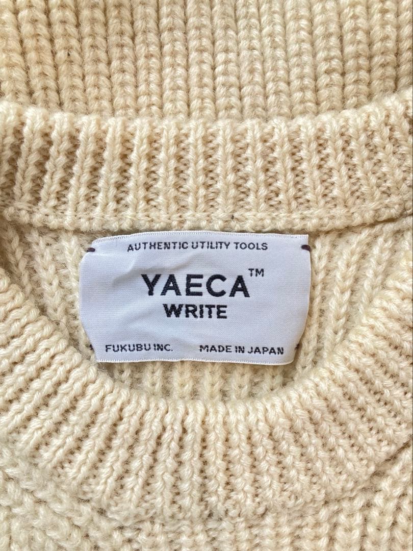 美品YAECA ヘビーウェイトウールニット 美品YAECA ヘビーウェイトウールニット