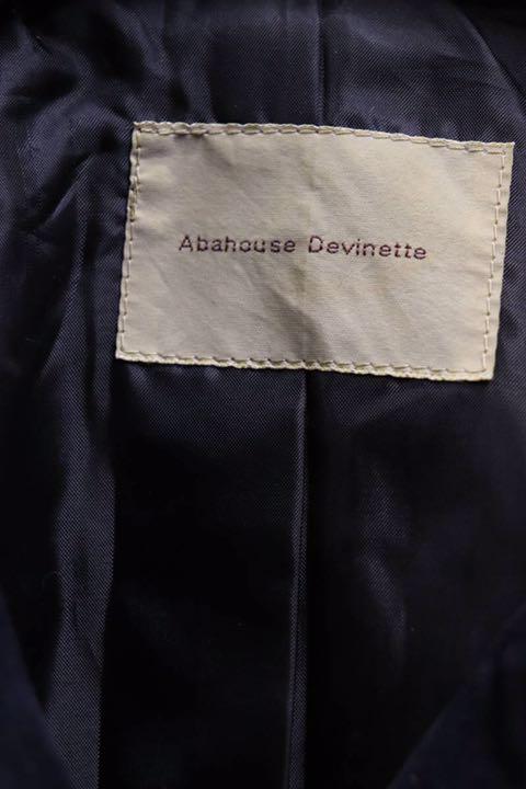 Abahauseベロアトレンチコート