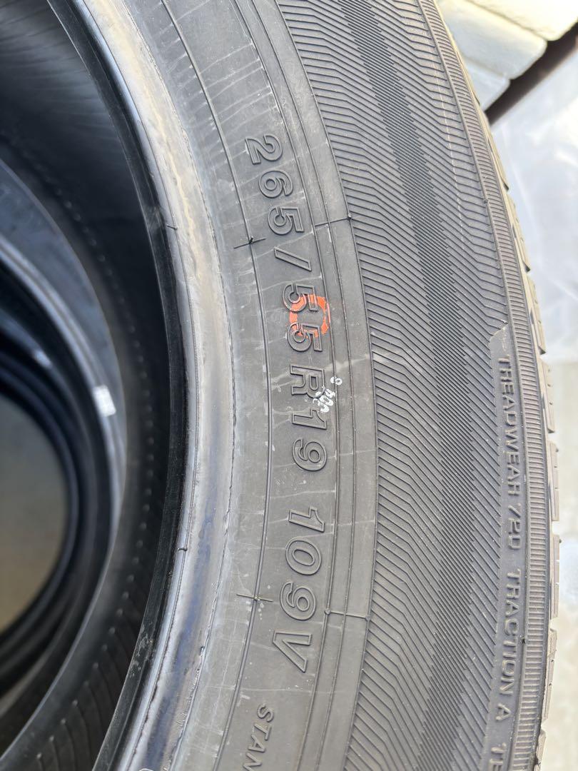 プラド新品YOKOHAMA GEOLANDARH/TG056 265/55R19