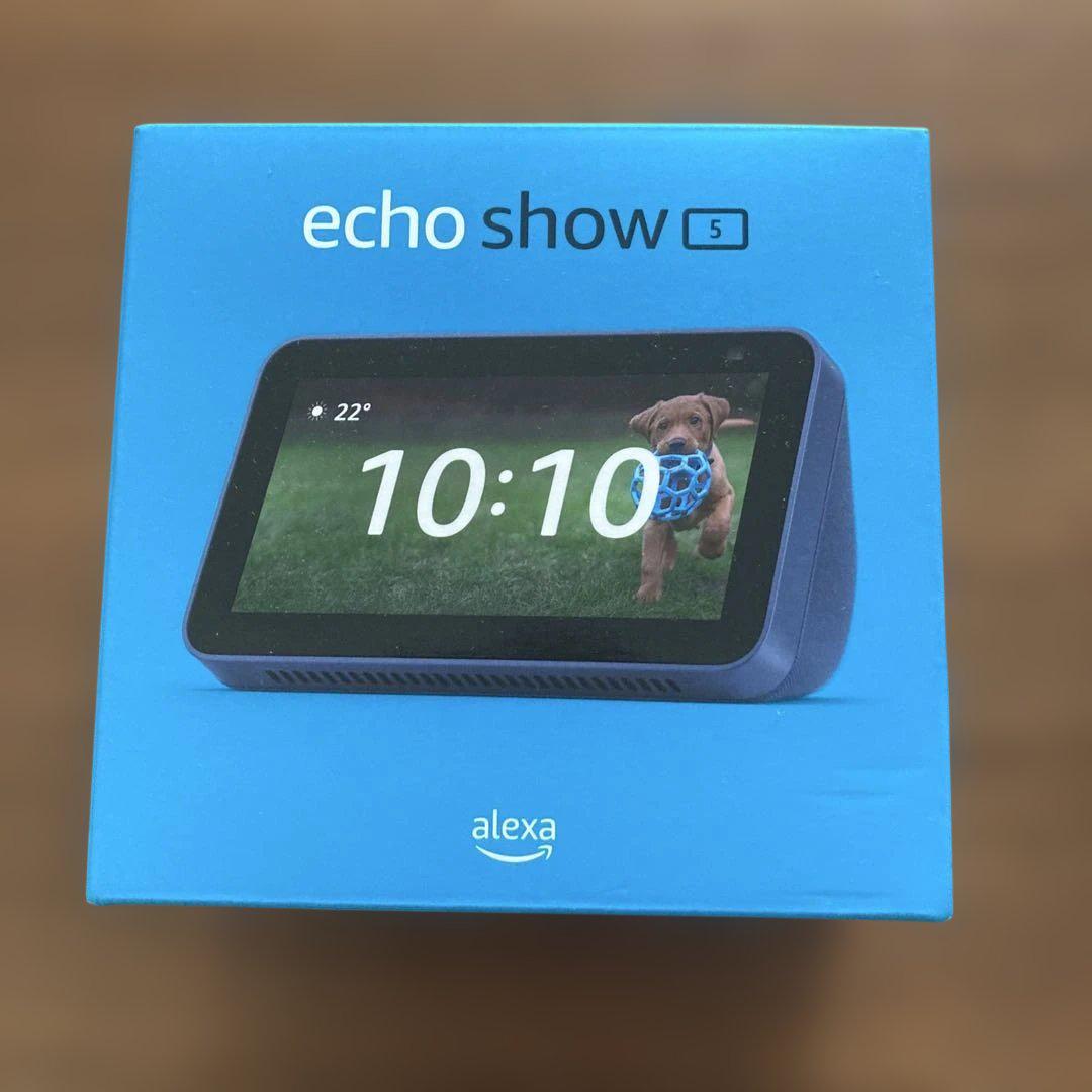 〈未開封〉最短当日発送!値下げ◯Amazon echo show 5 ブルー Amazon Echo Show 5 新品未開封品 - メルカリ