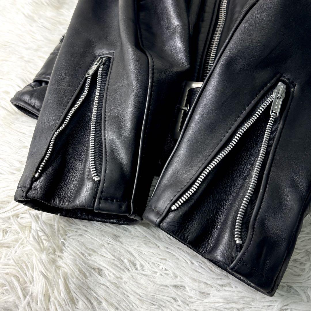 美品/希少✨schott ライダースジャケット　ダブル　黒　118 本革　38