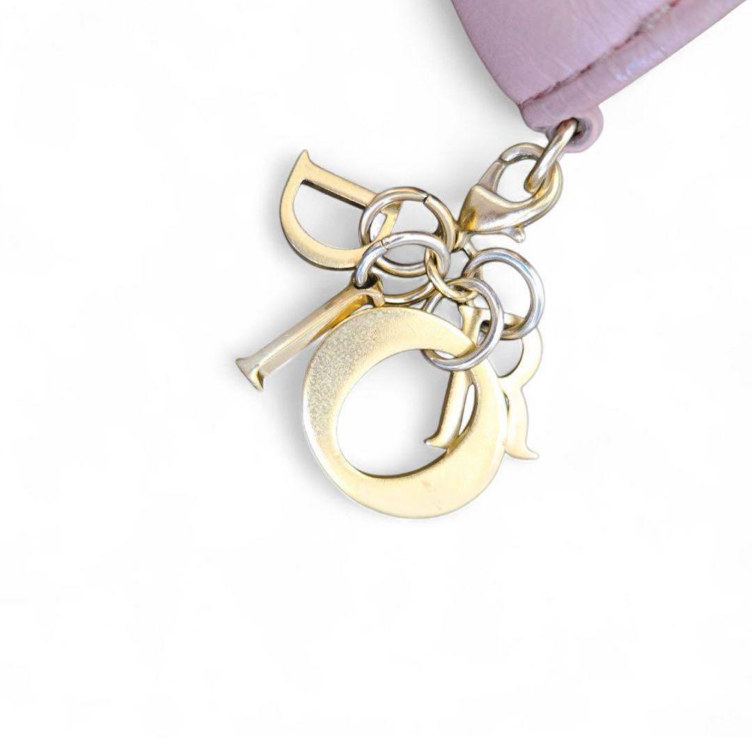 Dior カナージュ ロータスウォレット コンパクトウォレット くすみピンク